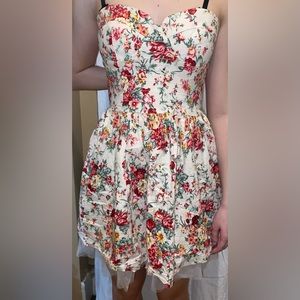 Vintage Y2K Cottage Core floral dress
